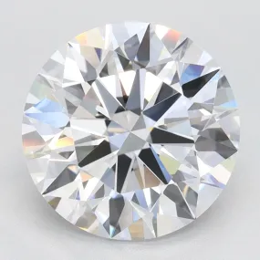 3.44 Carat Round Lab Grown Diamond