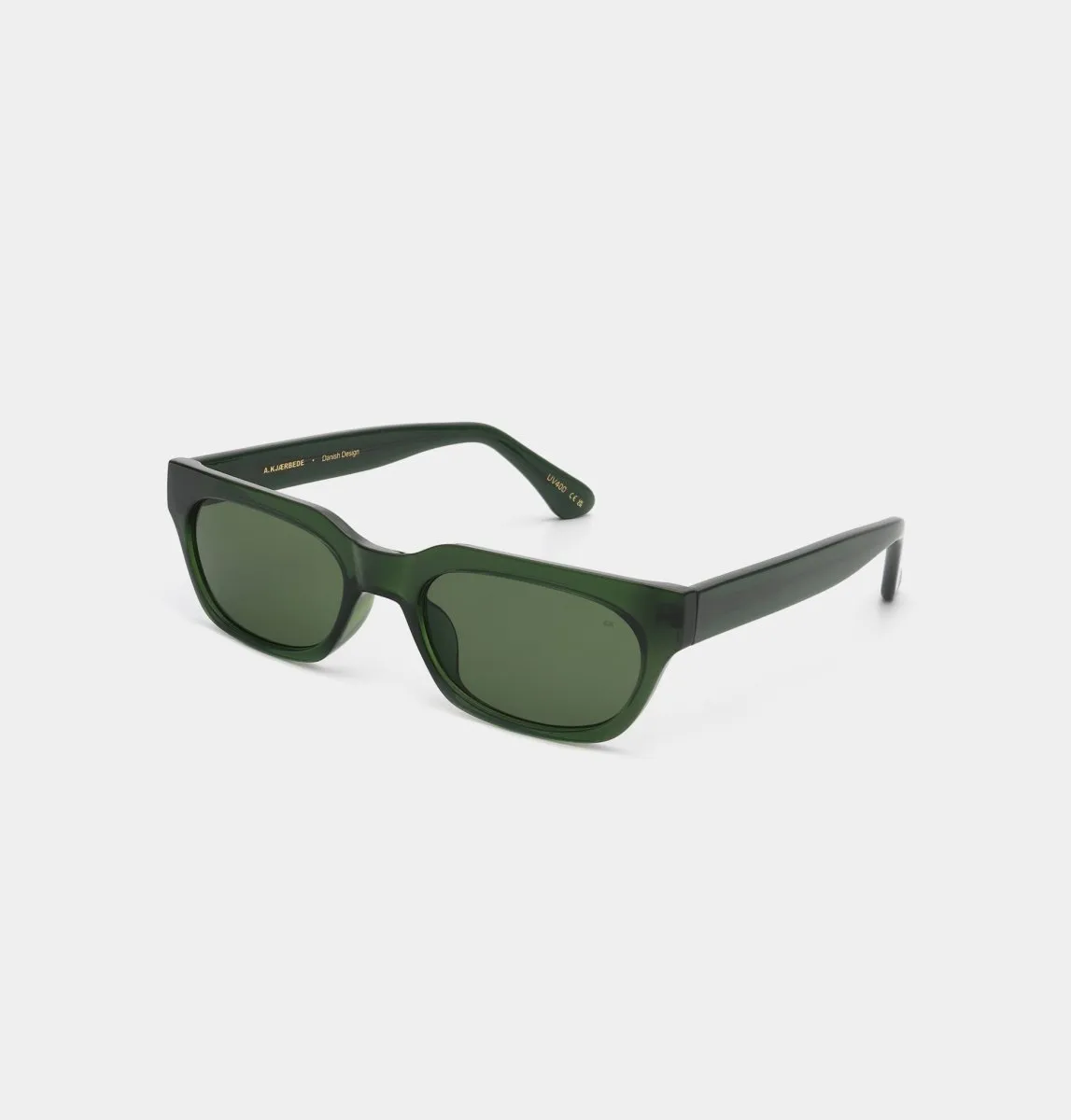 A. Kjrbede sunglasses Bror Dark Green Transparent