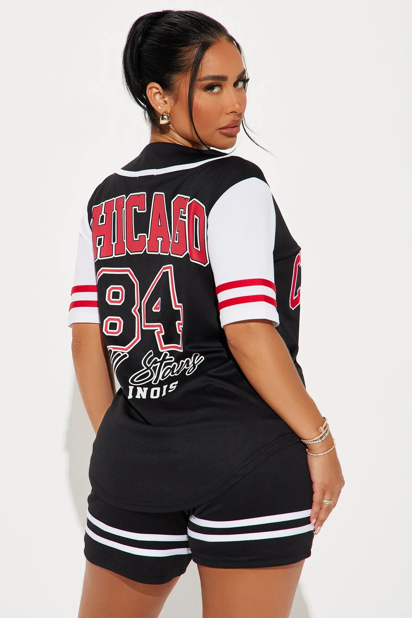 All Stars Jersey Short Set - Black/combo