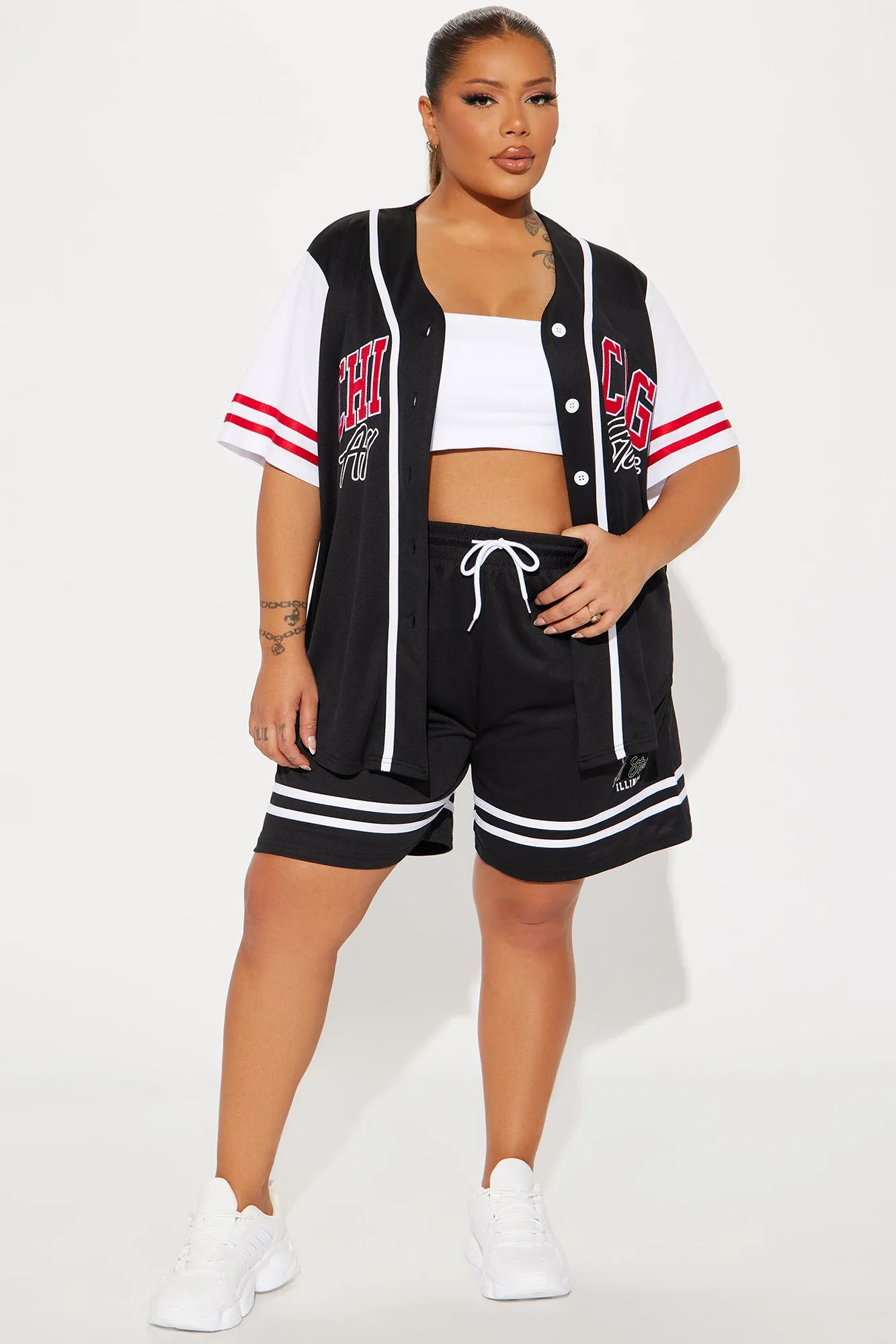 All Stars Jersey Short Set - Black/combo