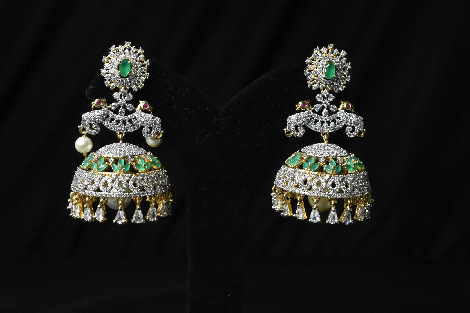 American Diamonds Jhumka