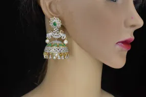 American Diamonds Jhumka