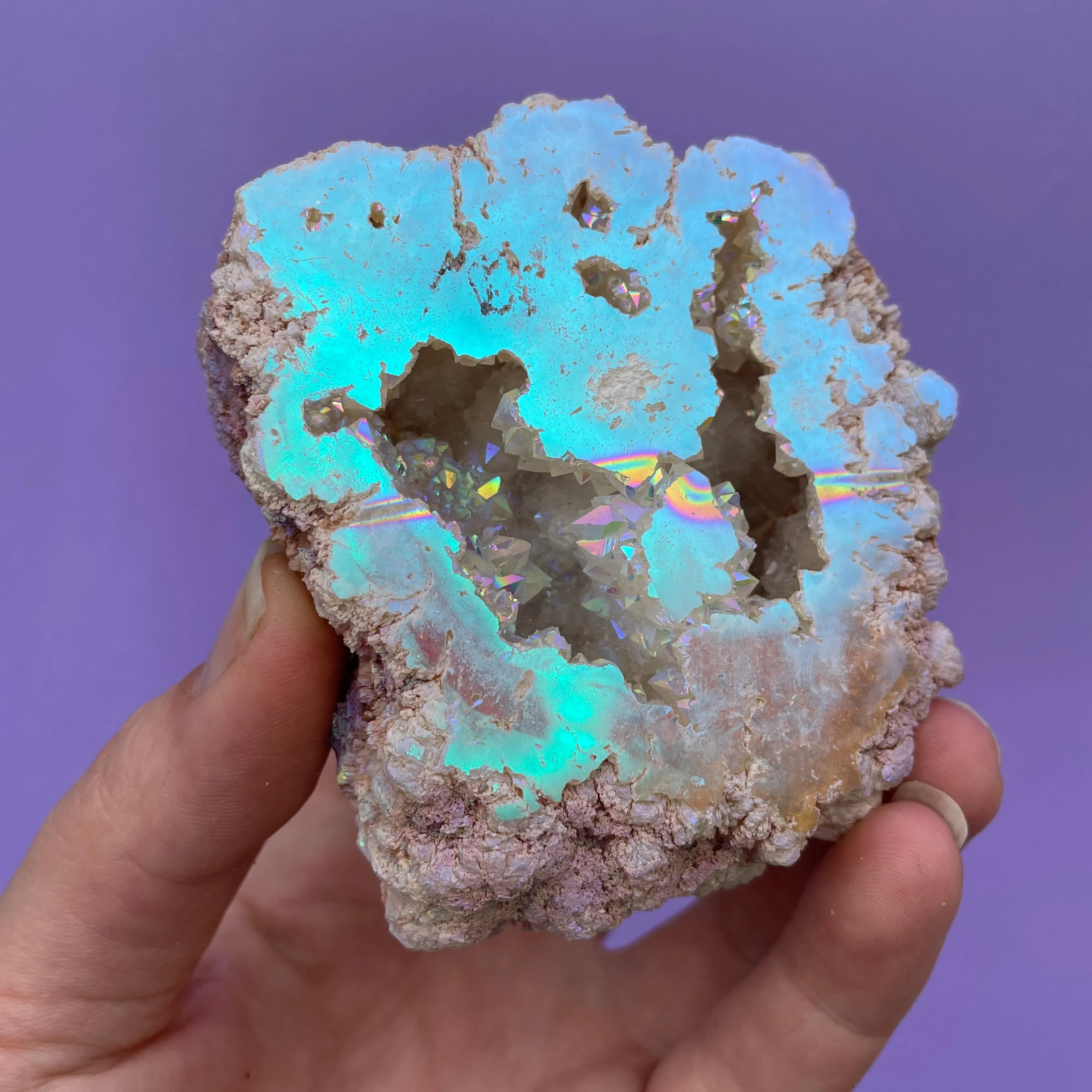 Aura Quartz Geode no.3