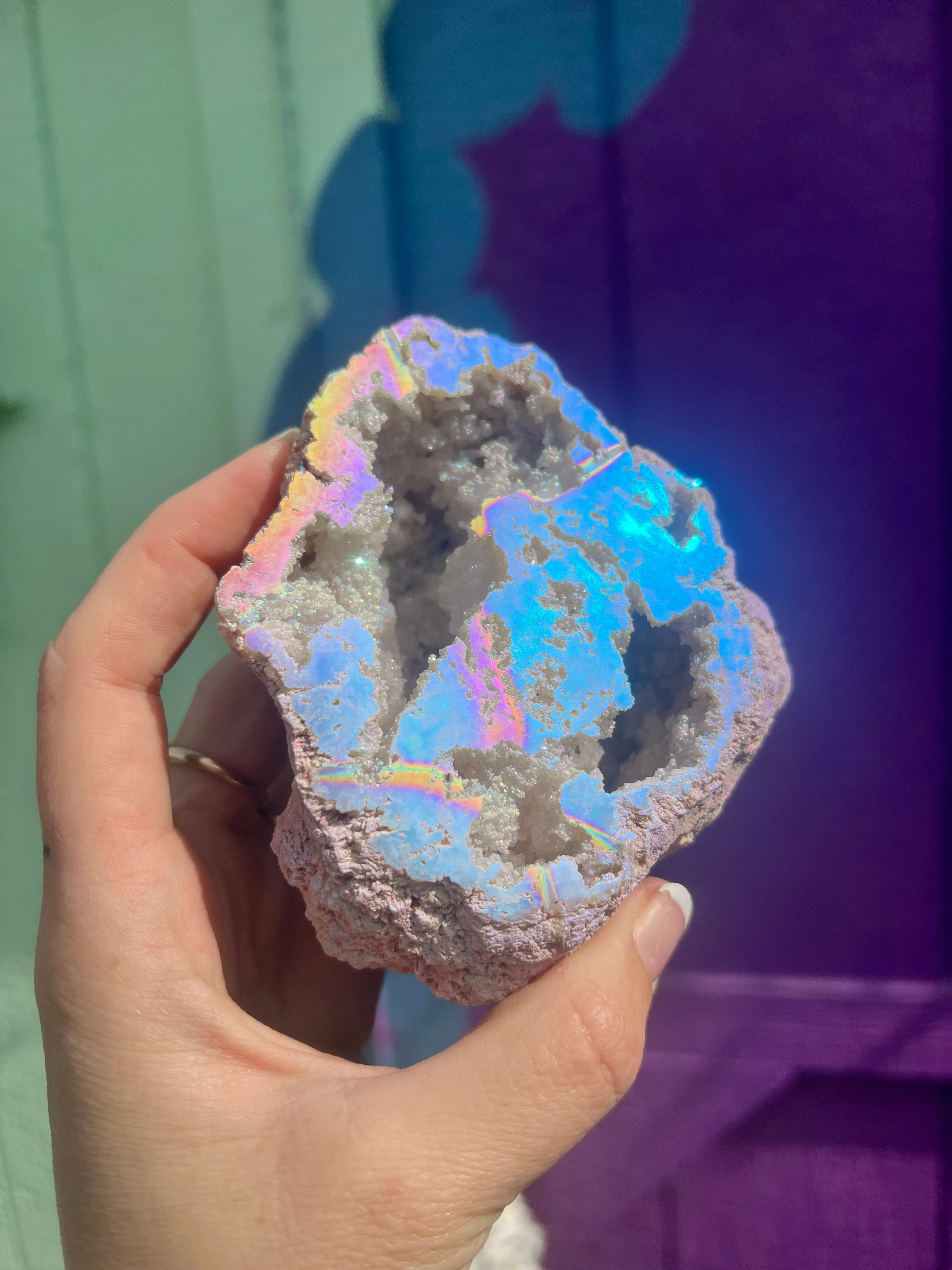 Aura Quartz Geode no.4