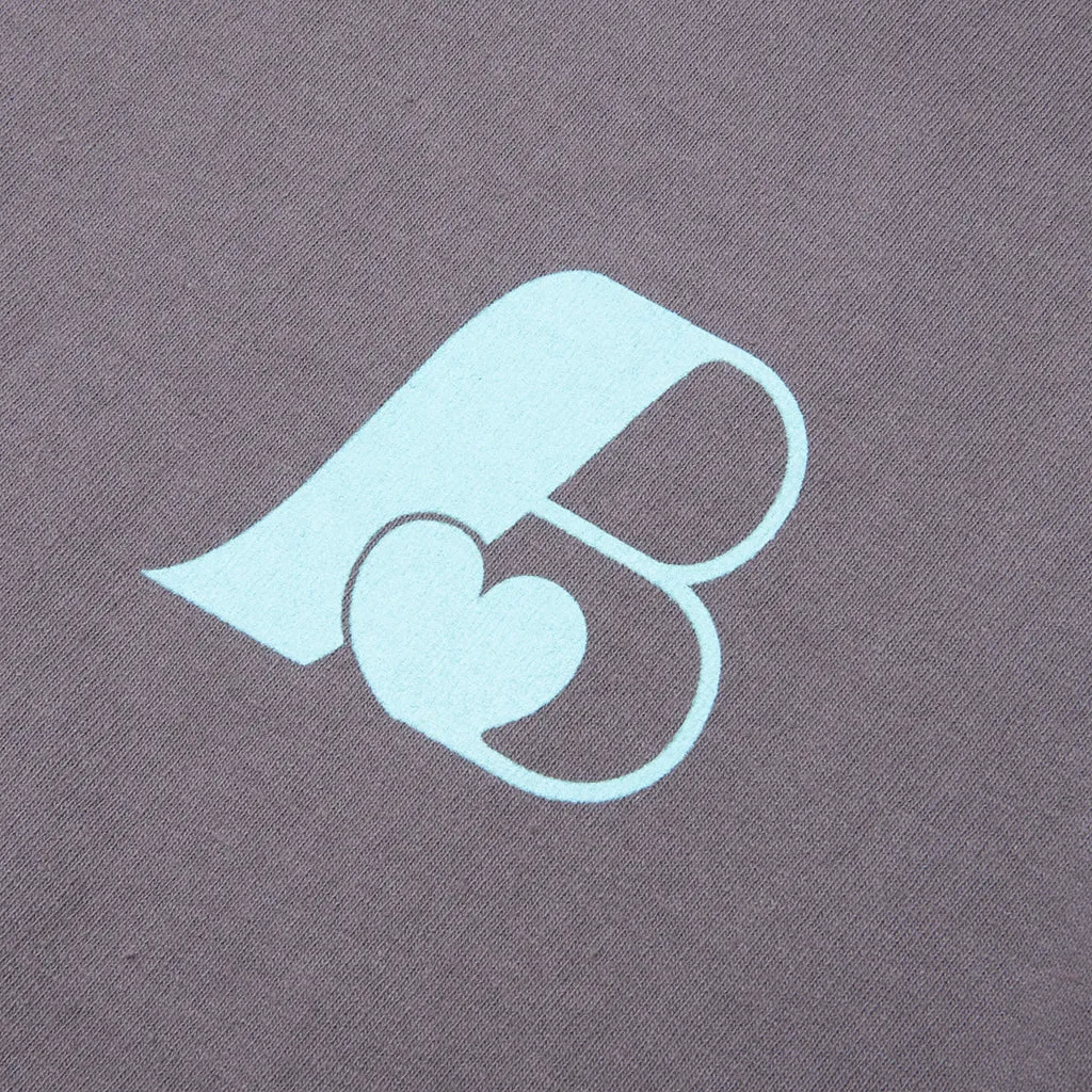 B Logo S/S Tee - Slate