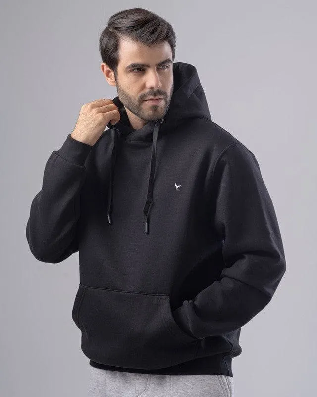 BASIC HOODIE  - BLACK