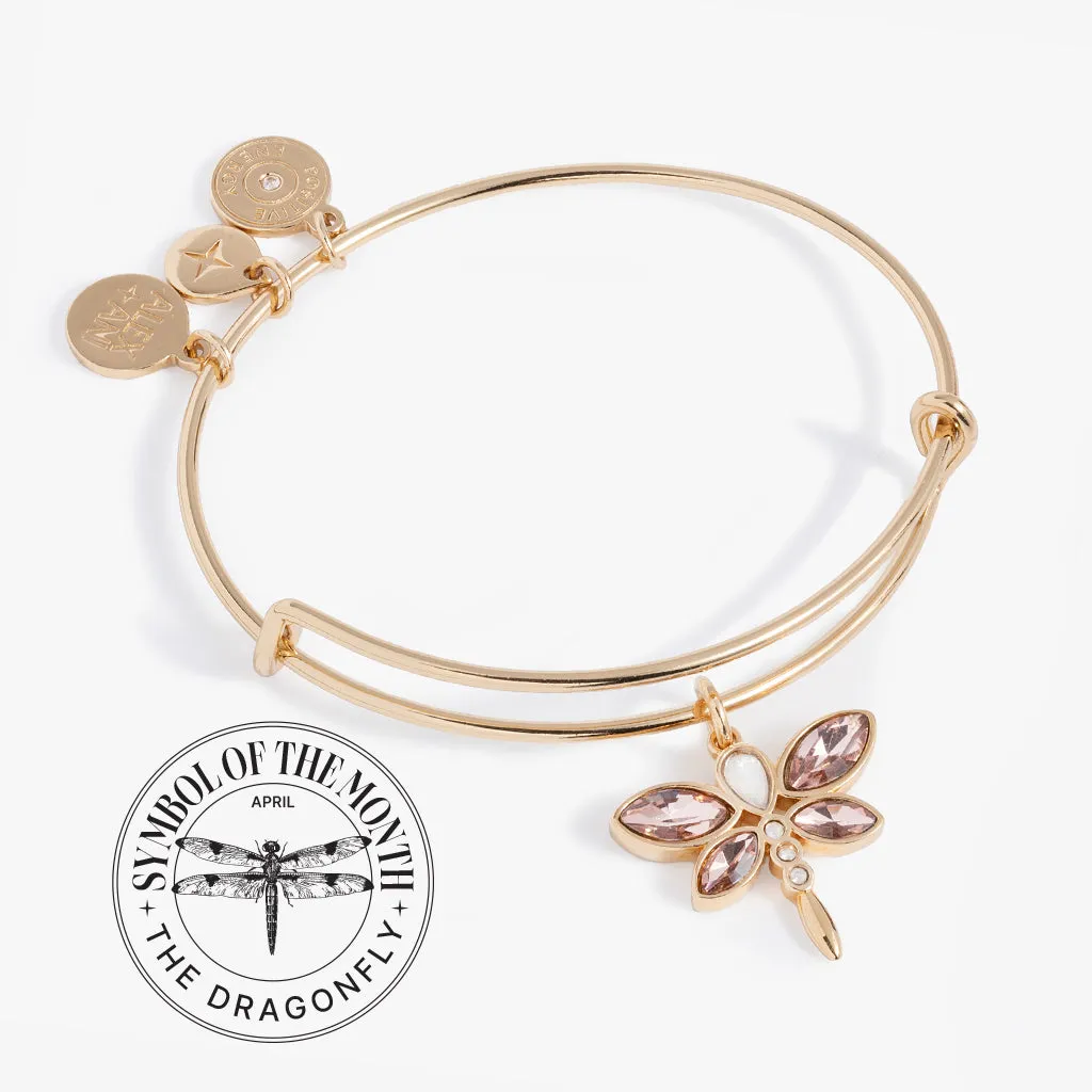 Crystal Dragonfly Bangle