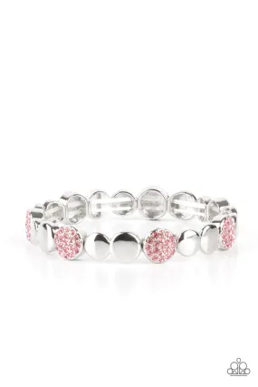 Dimensional Dazzle - Pink Bracelet