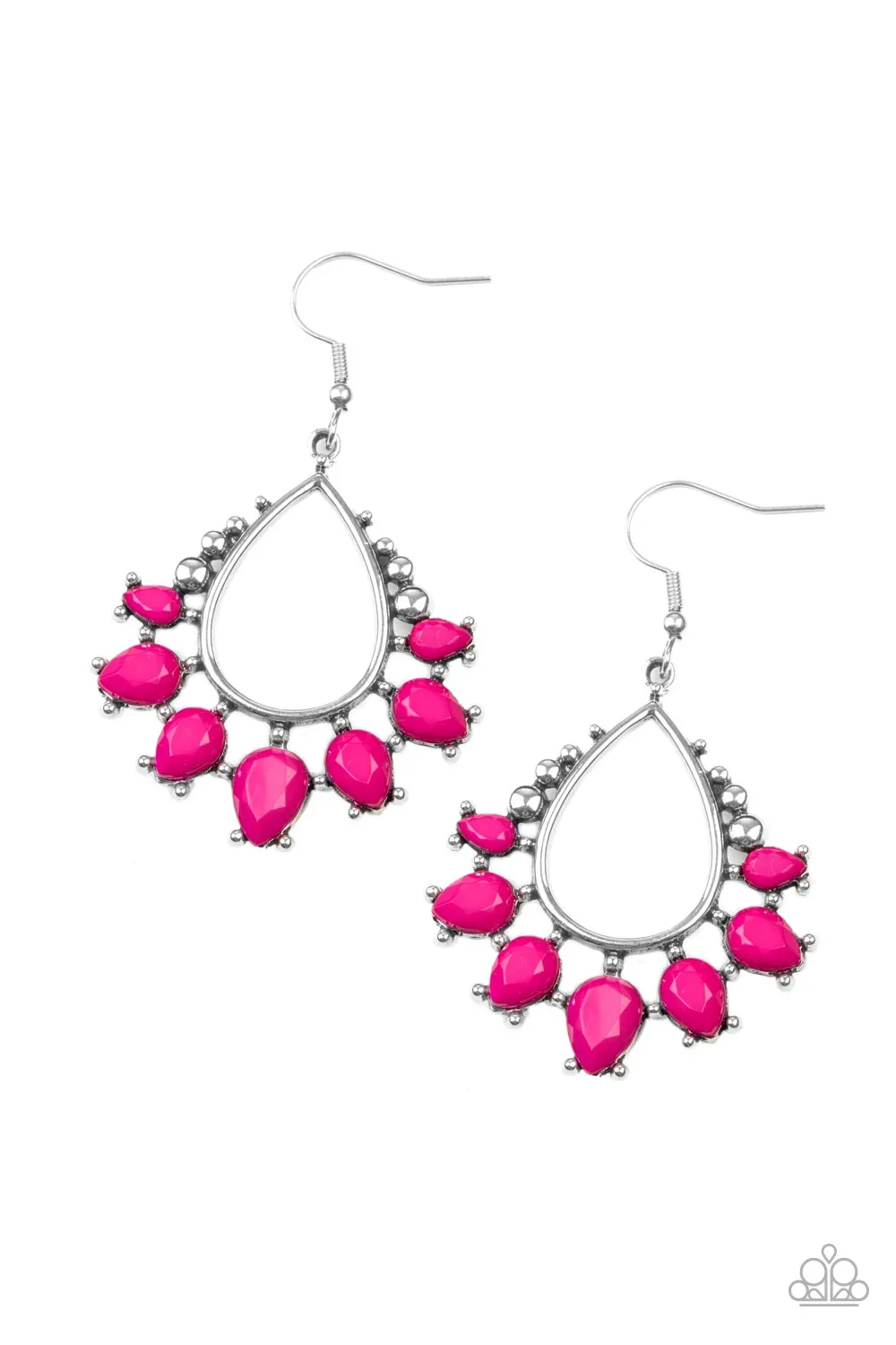 Flamboyant Ferocity - Pink Earring