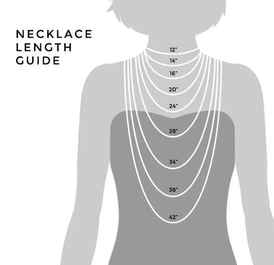 Gray Crystal Chain Necklace