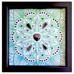 Home Protection Framed Crystal Grid