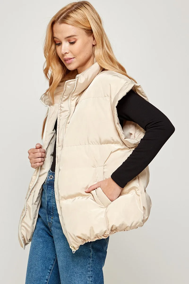 Indio Oversized Puffer Vest