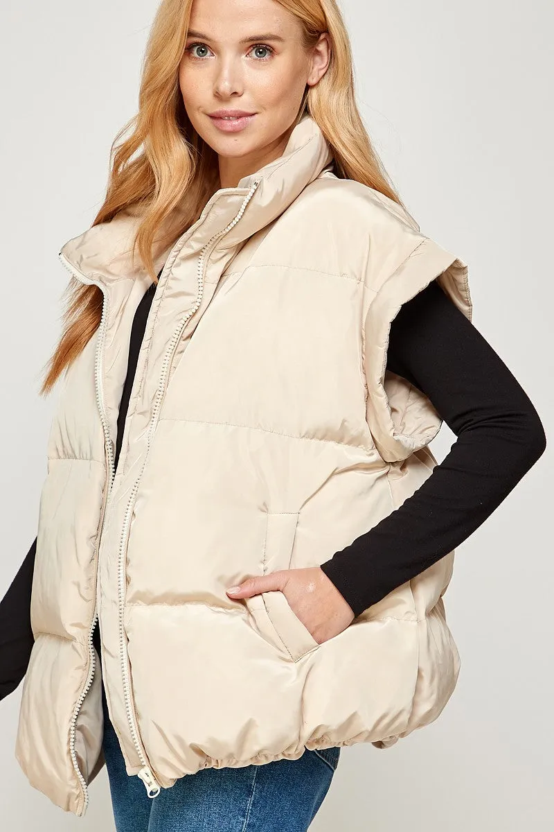 Indio Oversized Puffer Vest