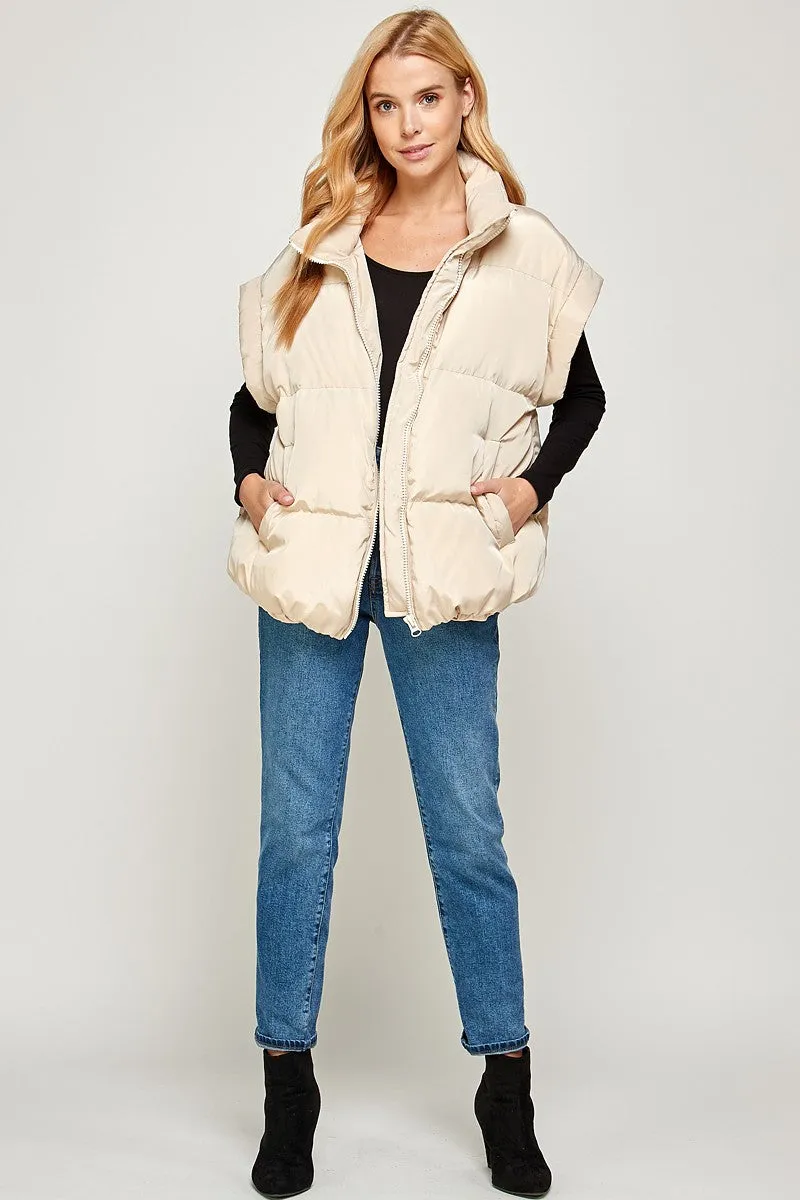 Indio Oversized Puffer Vest