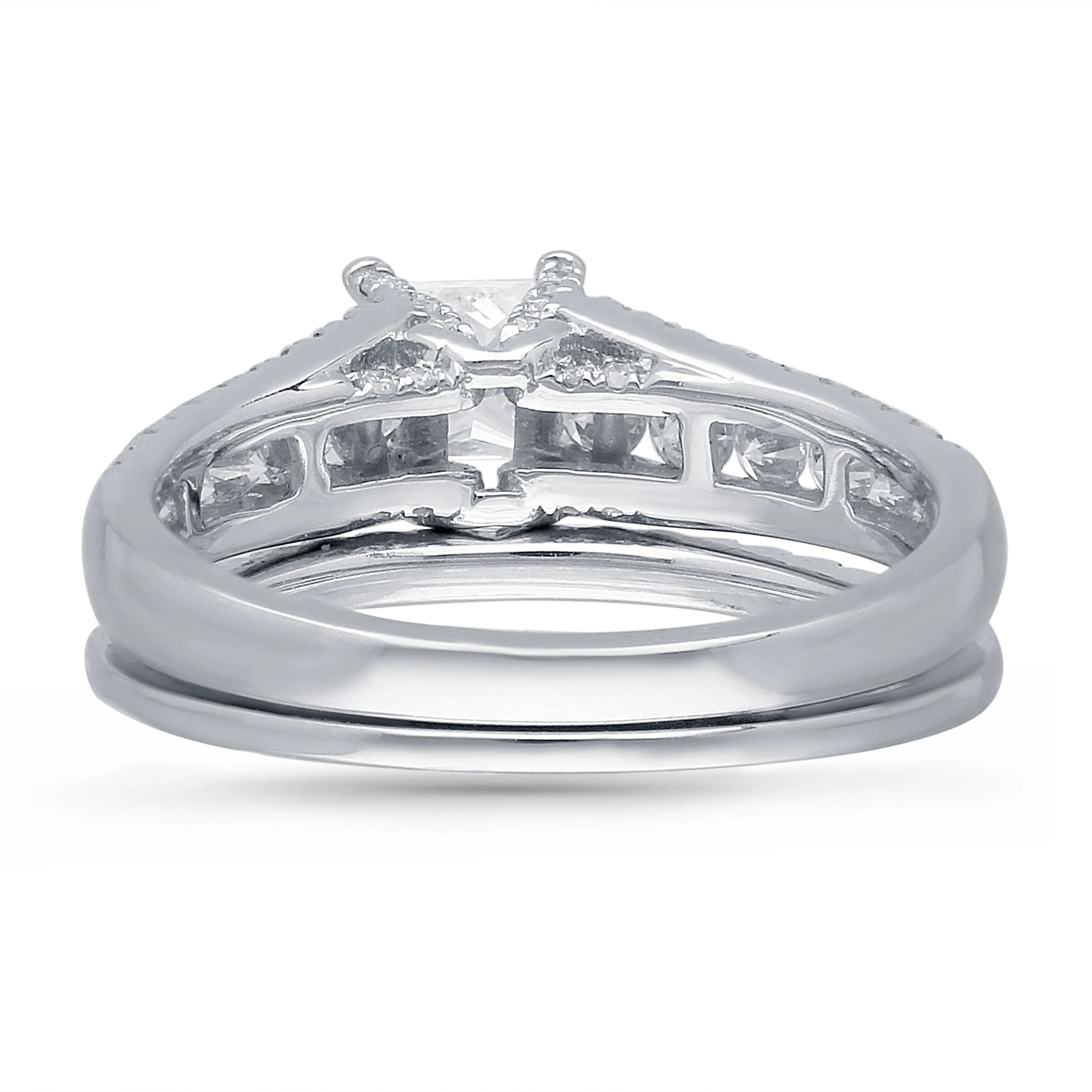 Kallati Eternal Diamond Engagment Ring in 14K White Gold