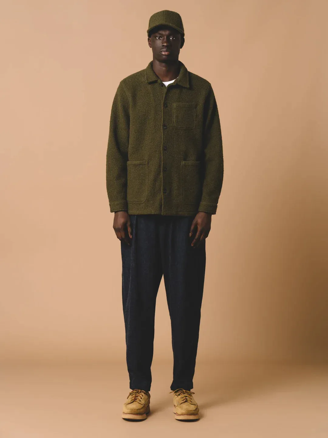 KESTIN Ormiston Jacket in Defender Green Italian Wool