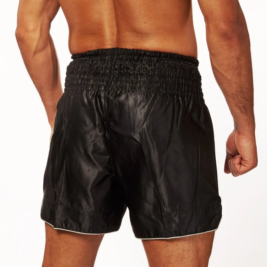 Leone Men's shorts for Kick-Thai Boxing kick/thai boxing AB766 black