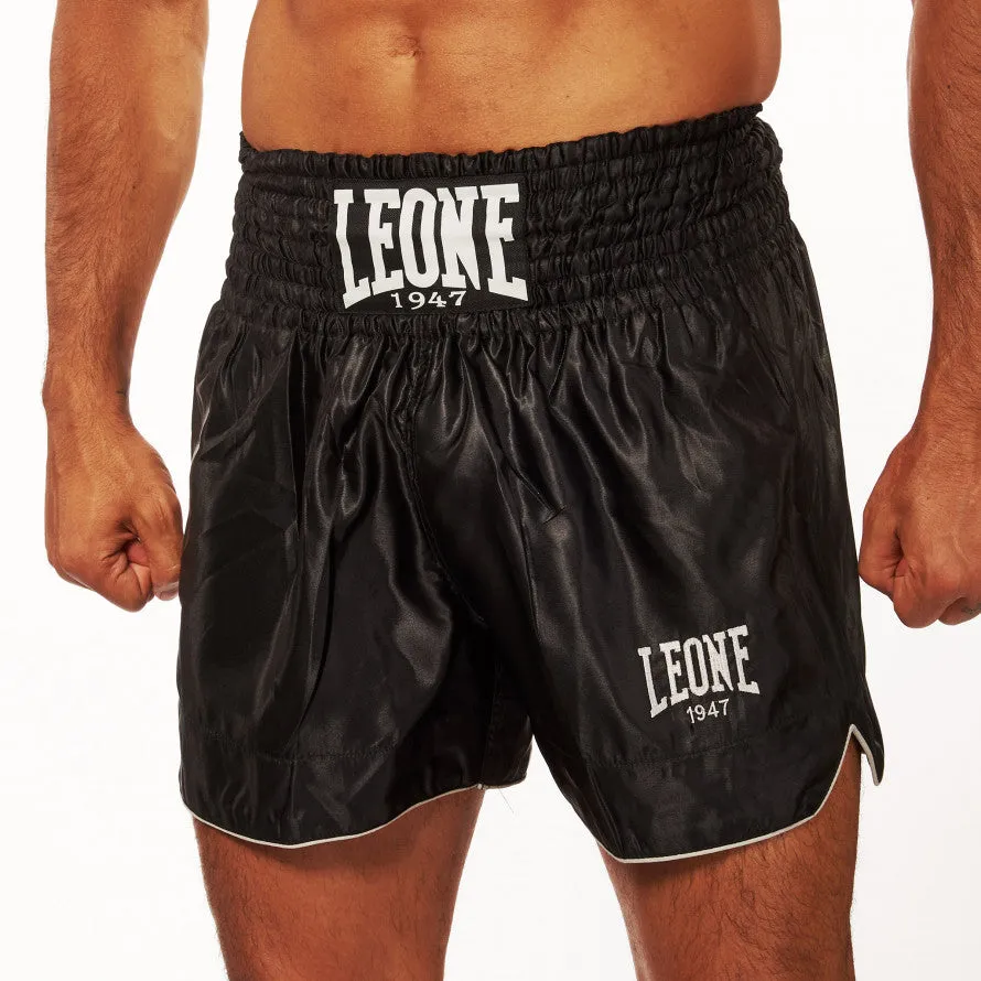 Leone Men's shorts for Kick-Thai Boxing kick/thai boxing AB766 black