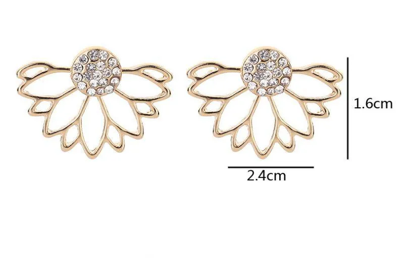 Lotus Stud Earrings