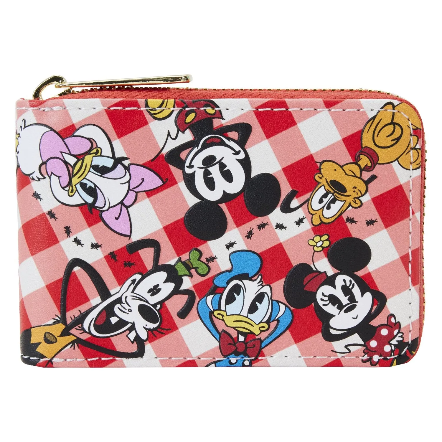 Loungefly Disney Mickey and Friends Picnic Accordion Wallet - Preorder