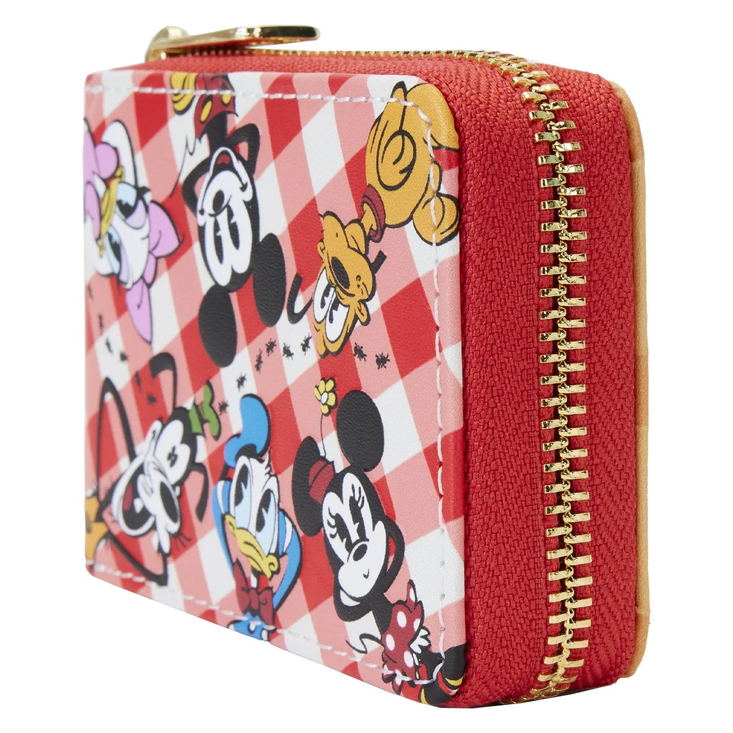 Loungefly Disney Mickey and Friends Picnic Accordion Wallet - Preorder