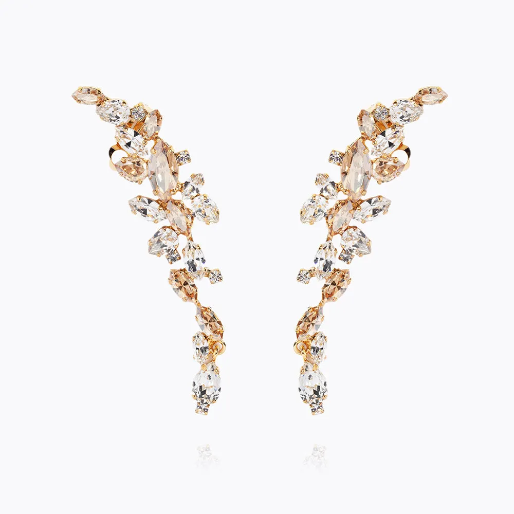 Marry Me Earcuff / Crystal   Golden Shadow