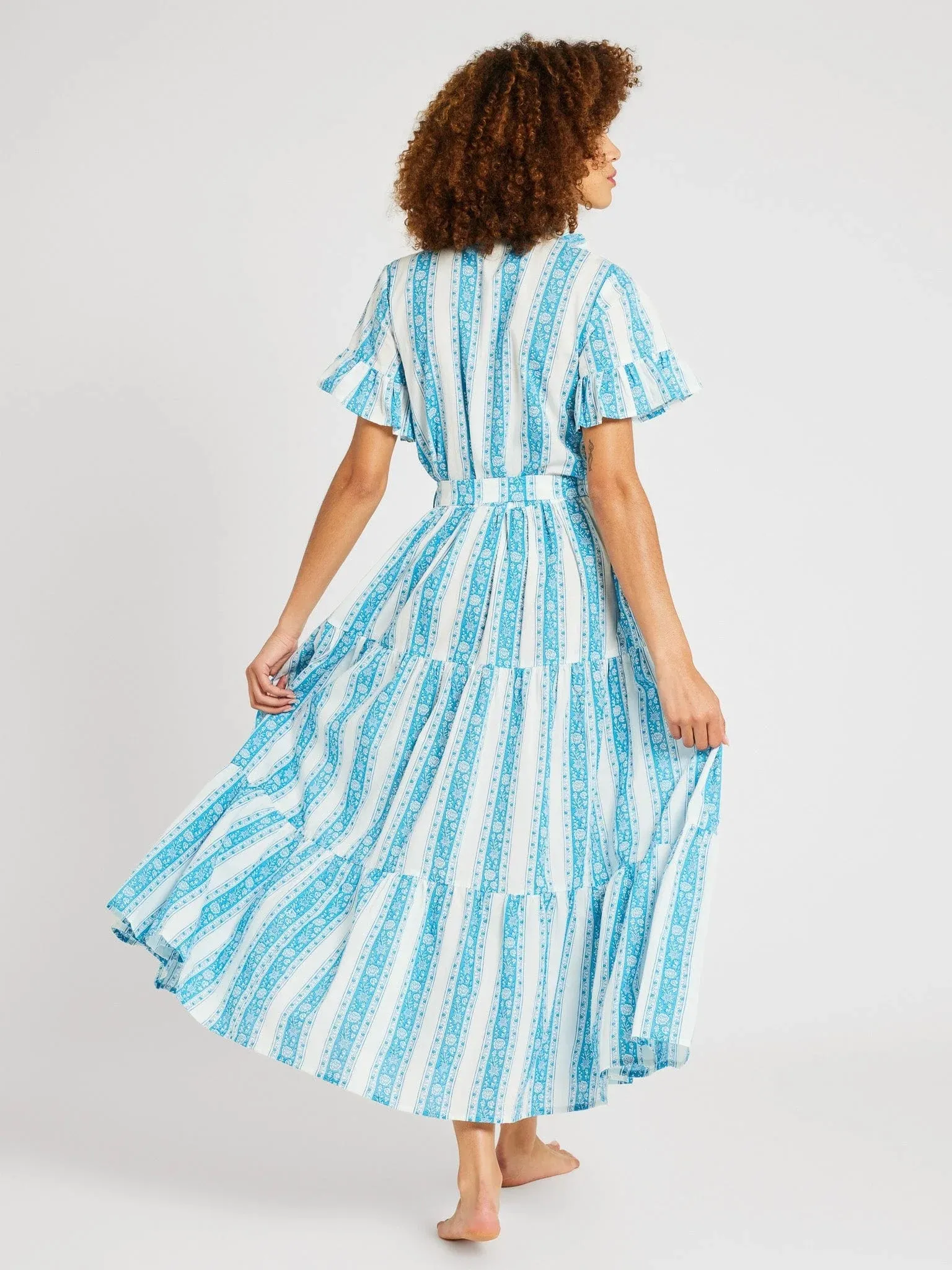 Mille Victoria Dress - Jaipur Stripe