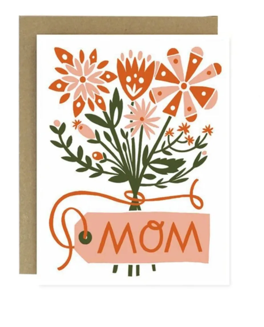 Mother's Day Flower Bouquet Notecard