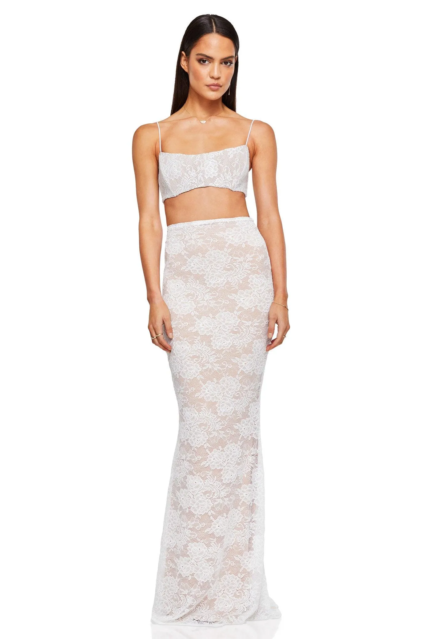 Nookie Heaven Crop - White