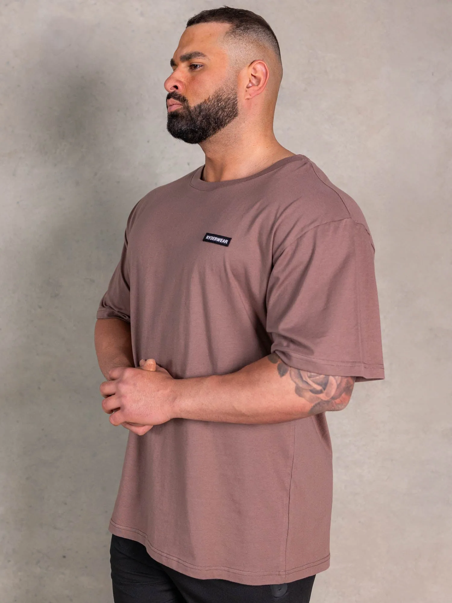 NRG Oversized T-Shirt - Almond