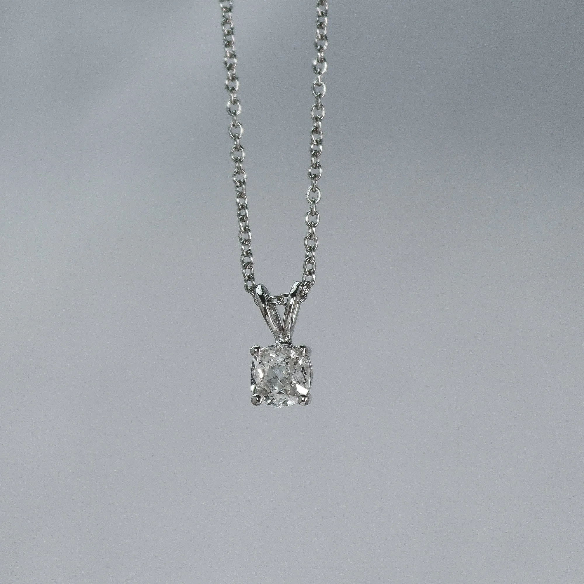 Old Mine Cut Diamond Pendant