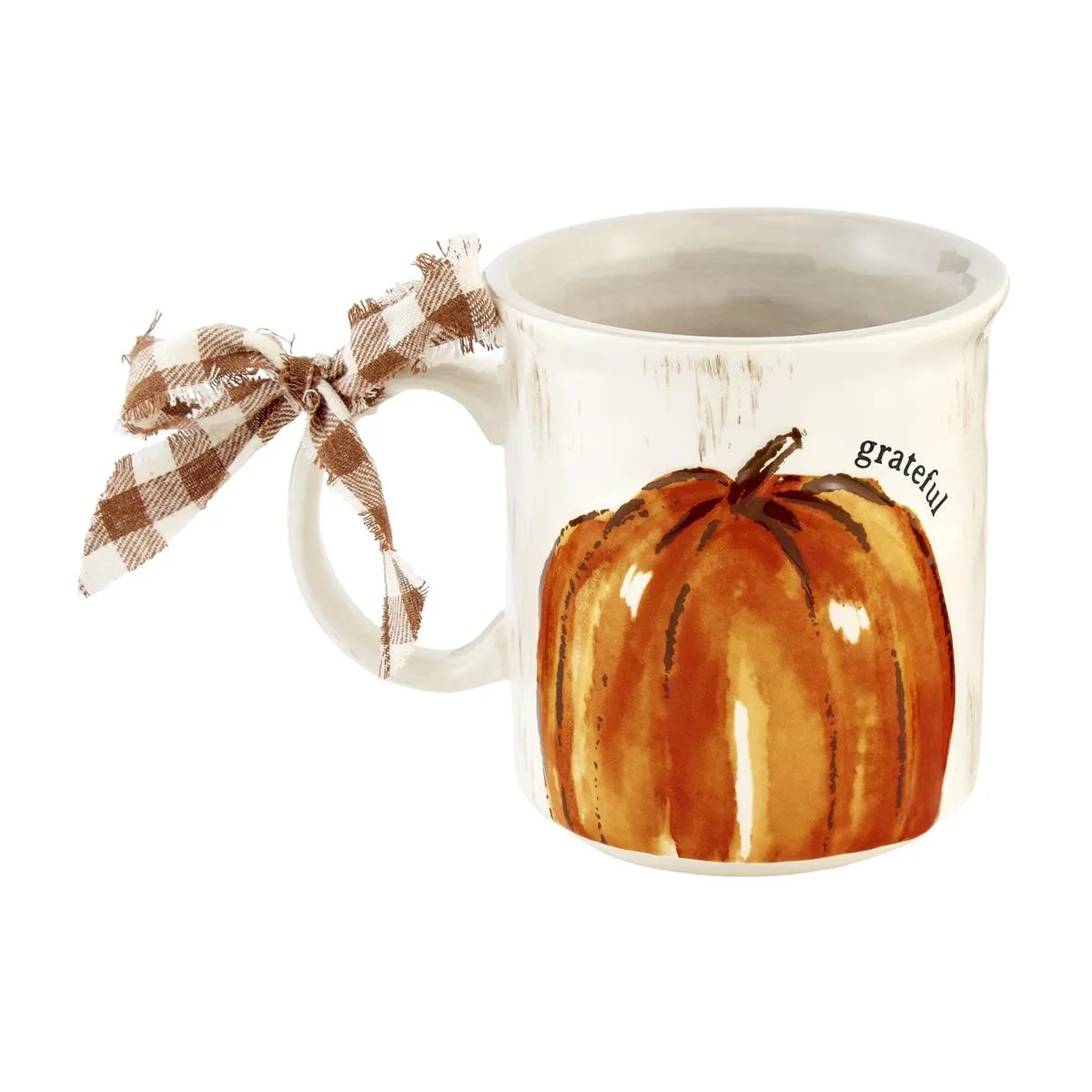 Orange Oversized Pumpkin Mug