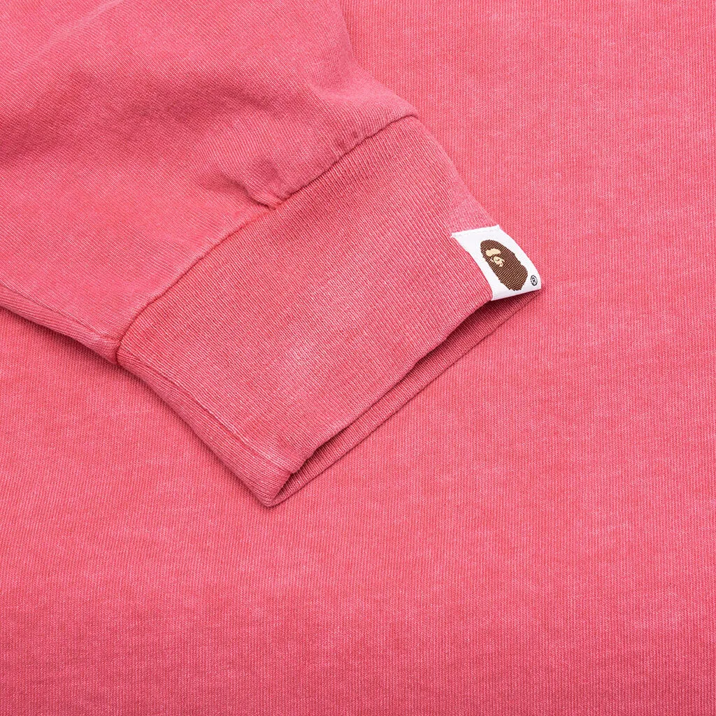 Overdye College L/S Tee - Pink