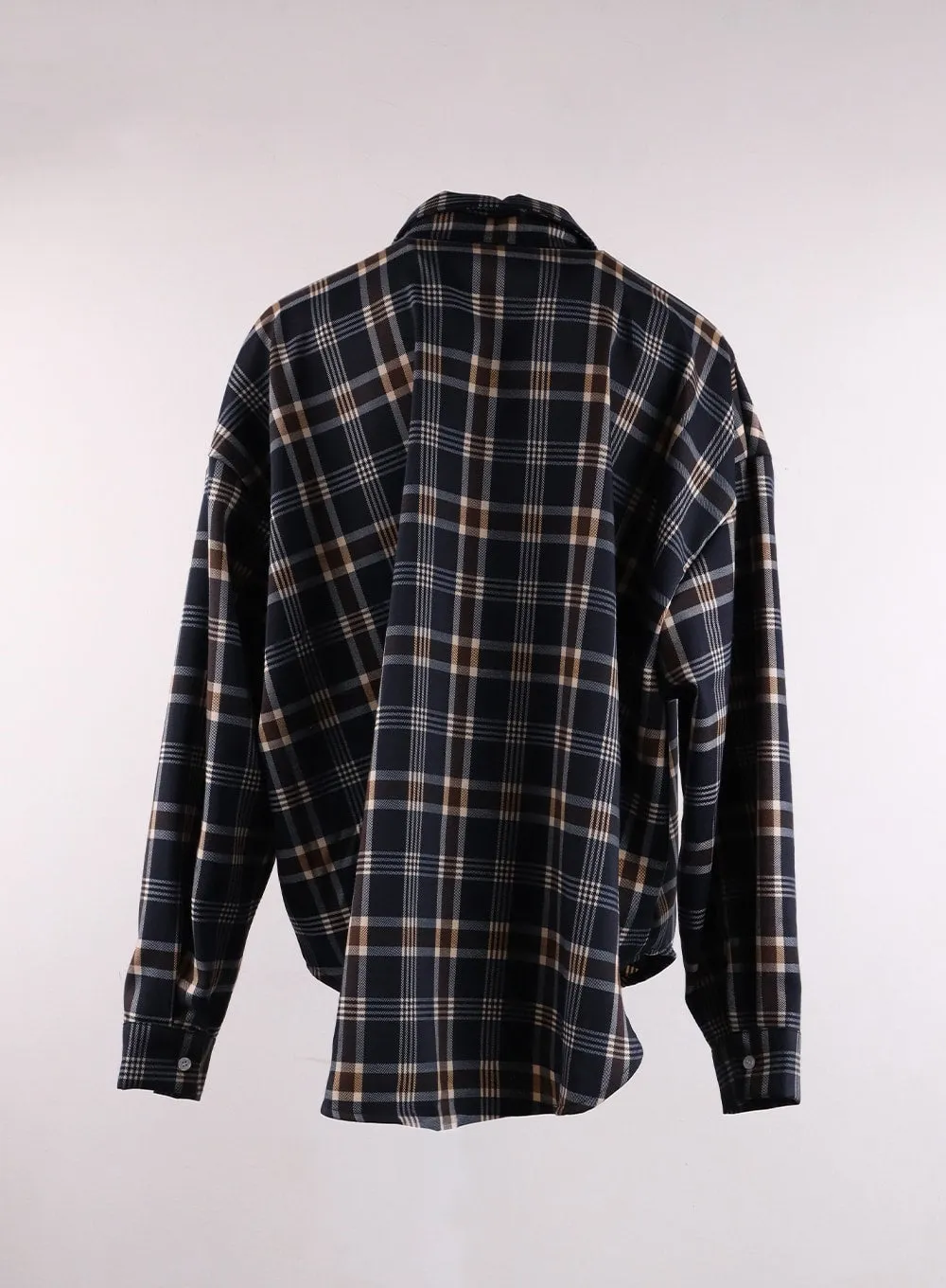 Oversized Checkered Shirt IF402