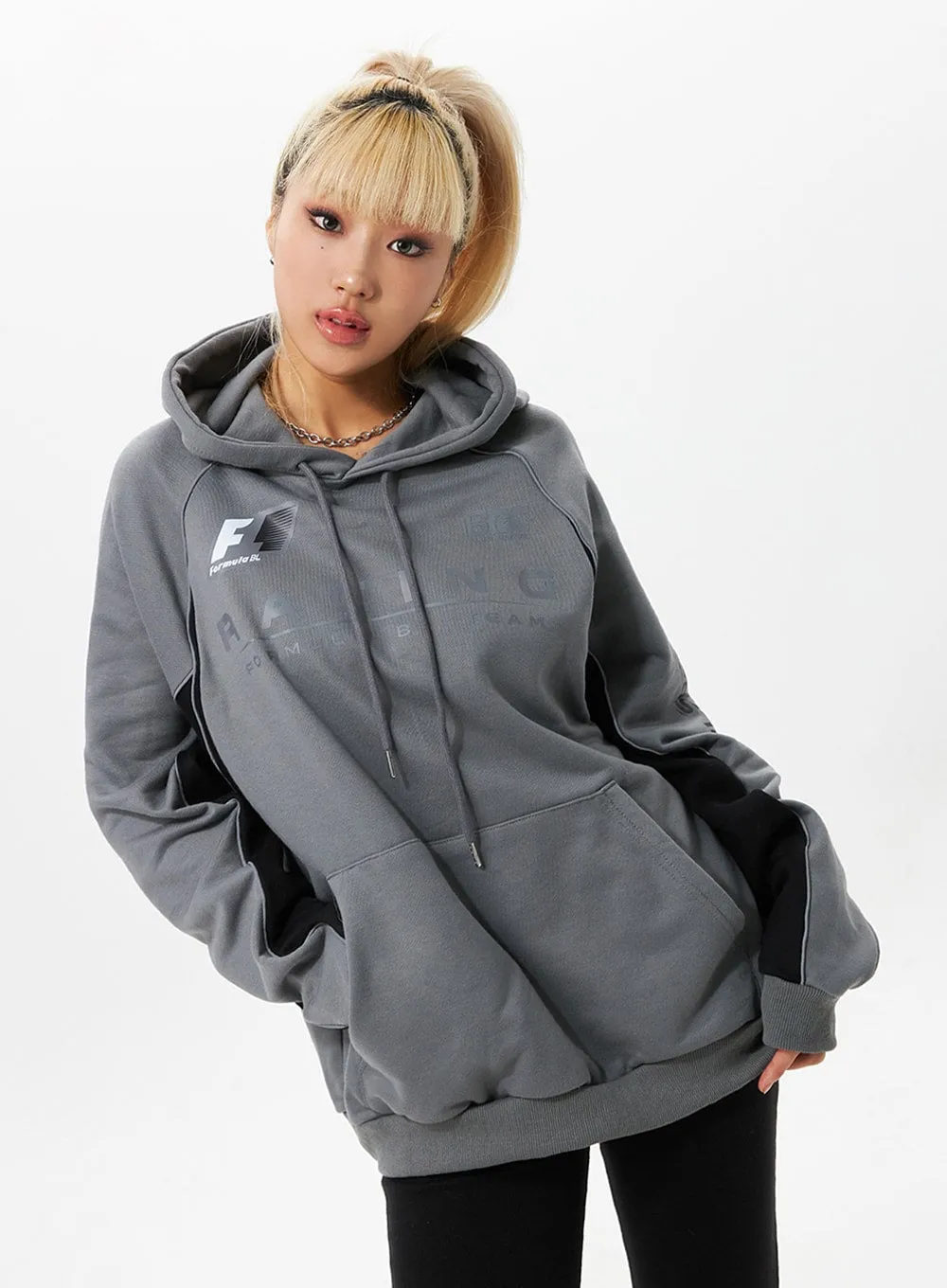 Oversized Graphic Hoodie IO326