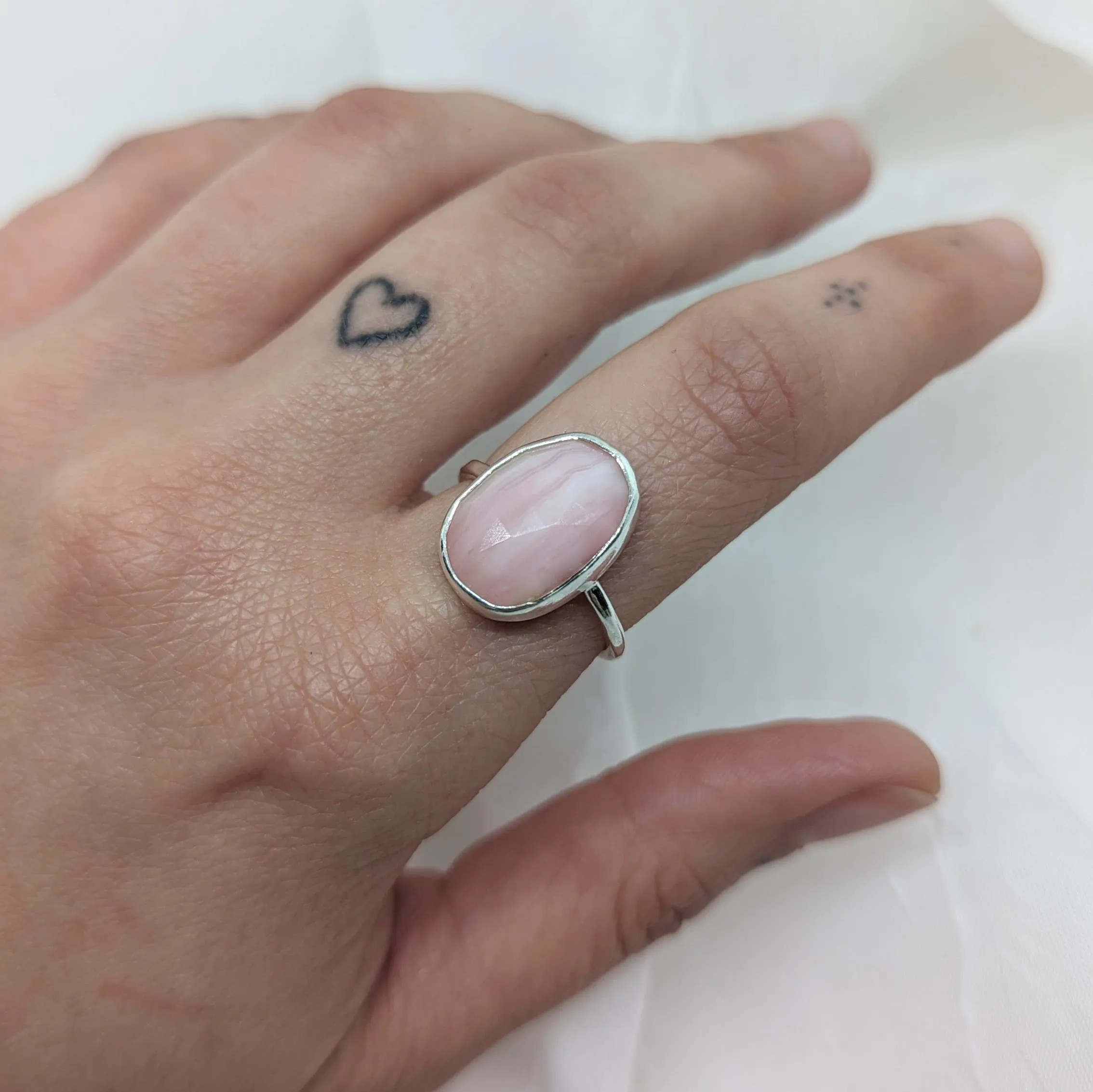 Pink Opal Ring