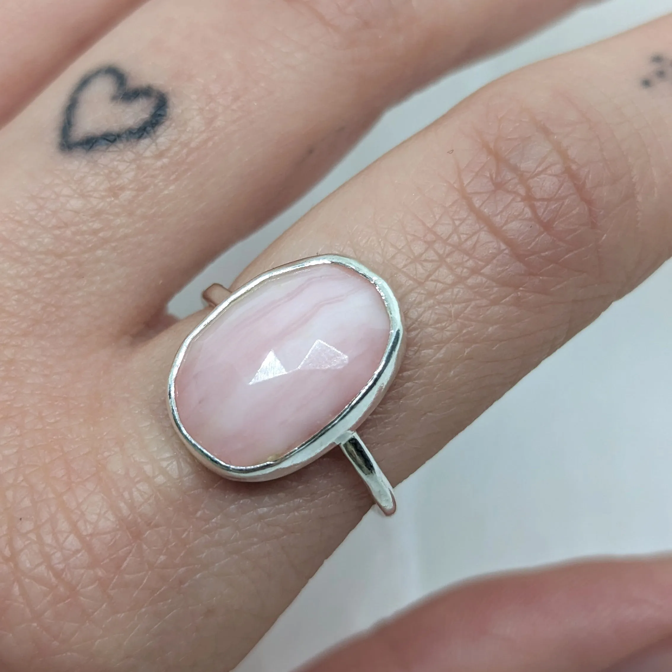 Pink Opal Ring