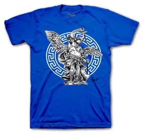 Retro 5 Racer Blue Shirt - St. Michael - Blue