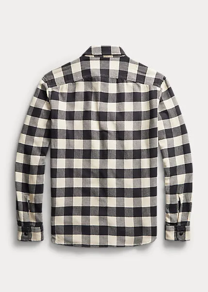 RRL Buffalo Check Twill Workshirt