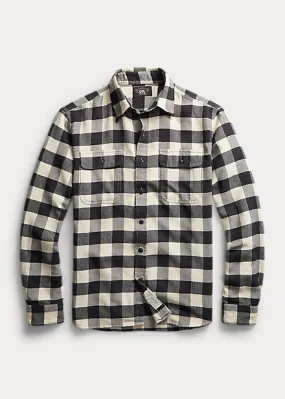 RRL Buffalo Check Twill Workshirt