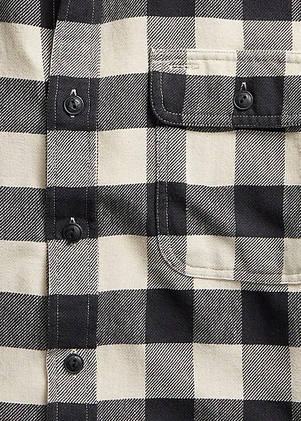 RRL Buffalo Check Twill Workshirt