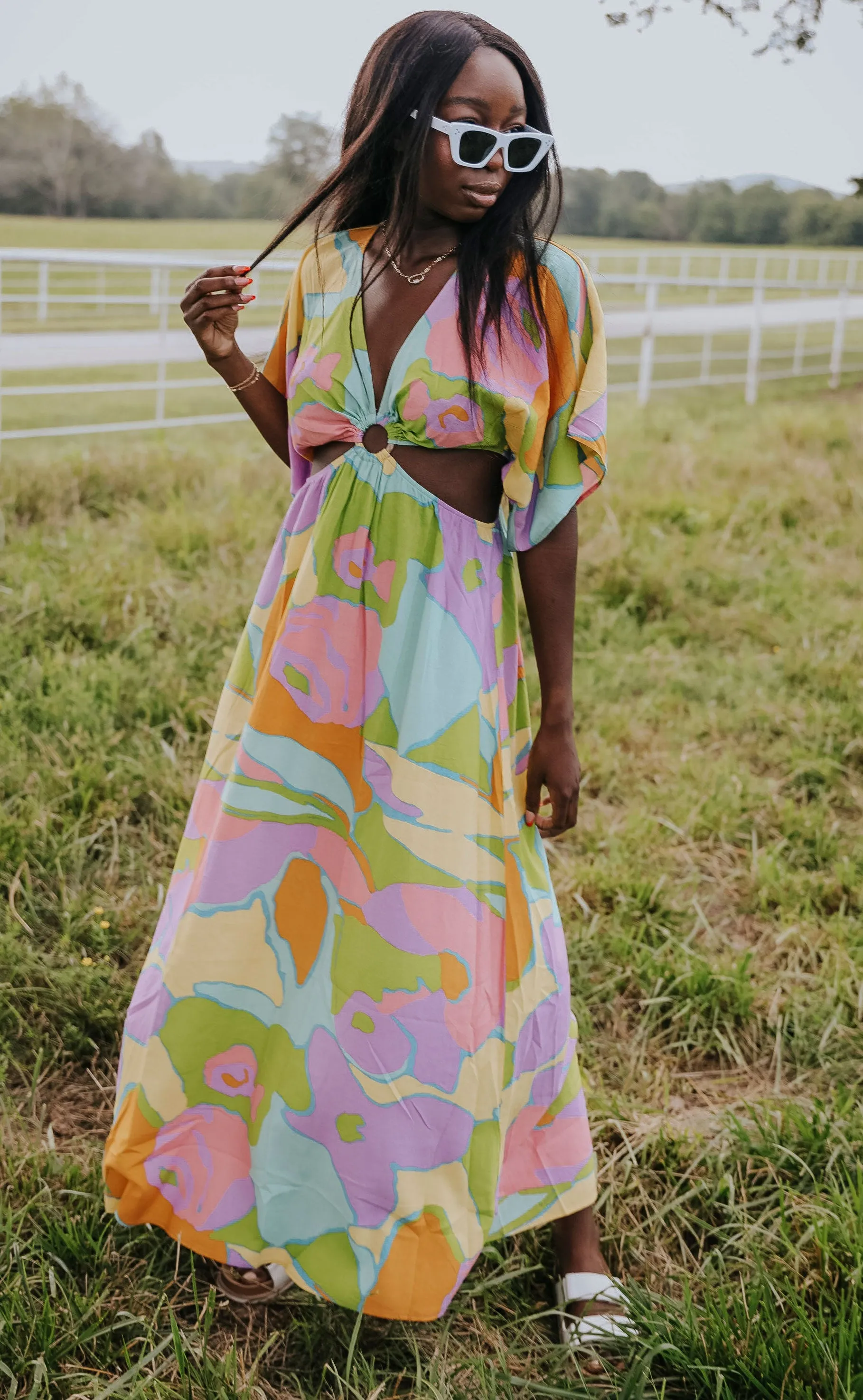 show me your mumu: dana dress - summer sorbet