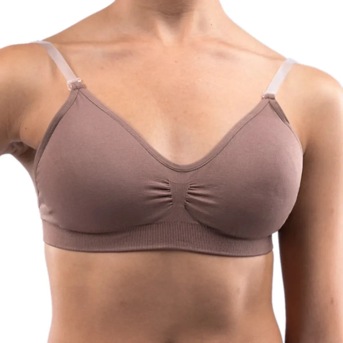 Silky Dance Clear Back Bra with Removable Padding