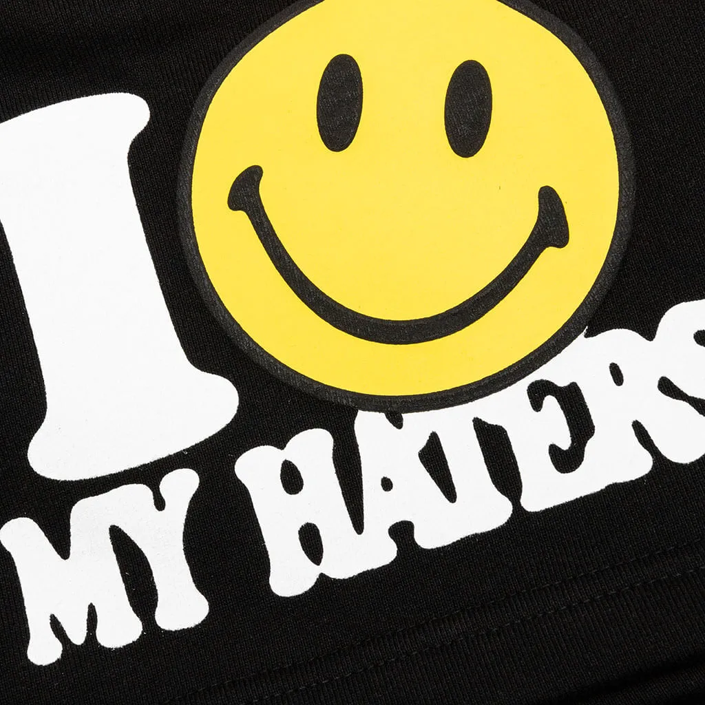 Smiley Haters Sweatshorts - Black