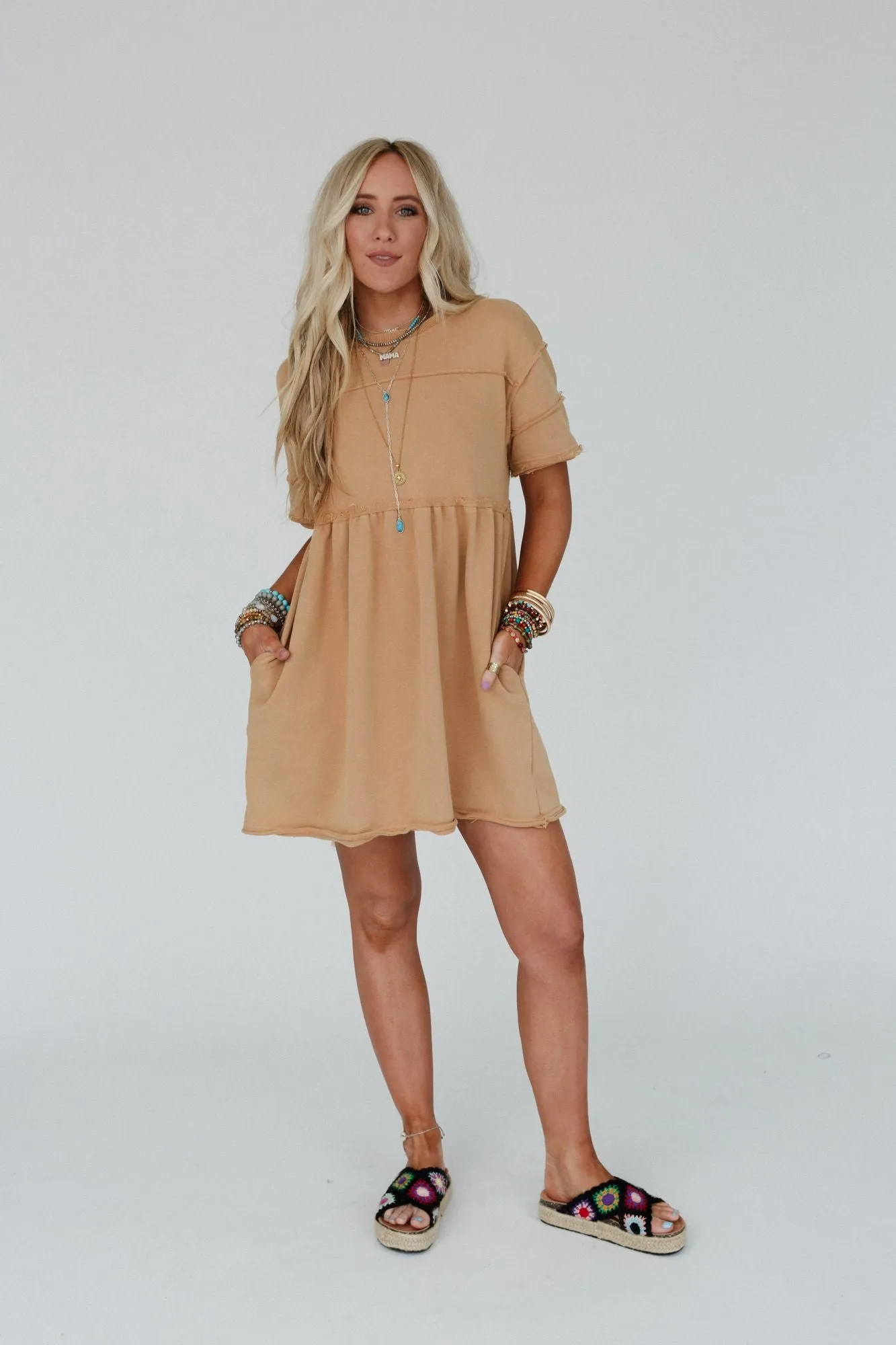 Soul Sway Dress - Taupe