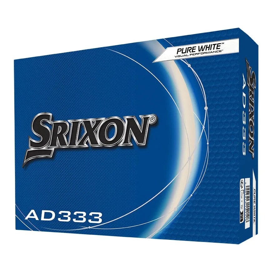 Srixon Balles AD333 Pure White (boite de 12)