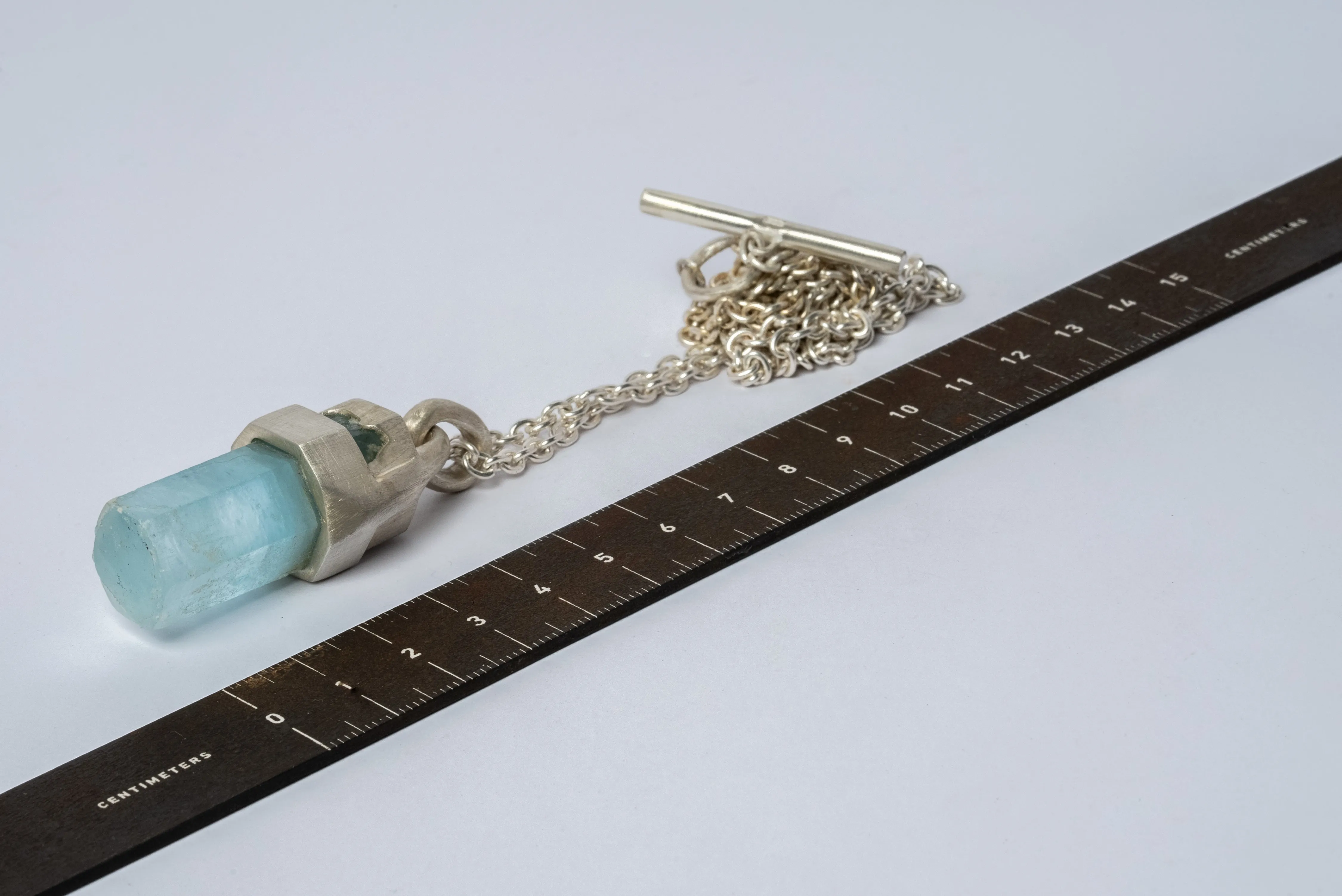 Talisman Necklace (Brace-Held, Healed, Aquamarine, MA AQU)