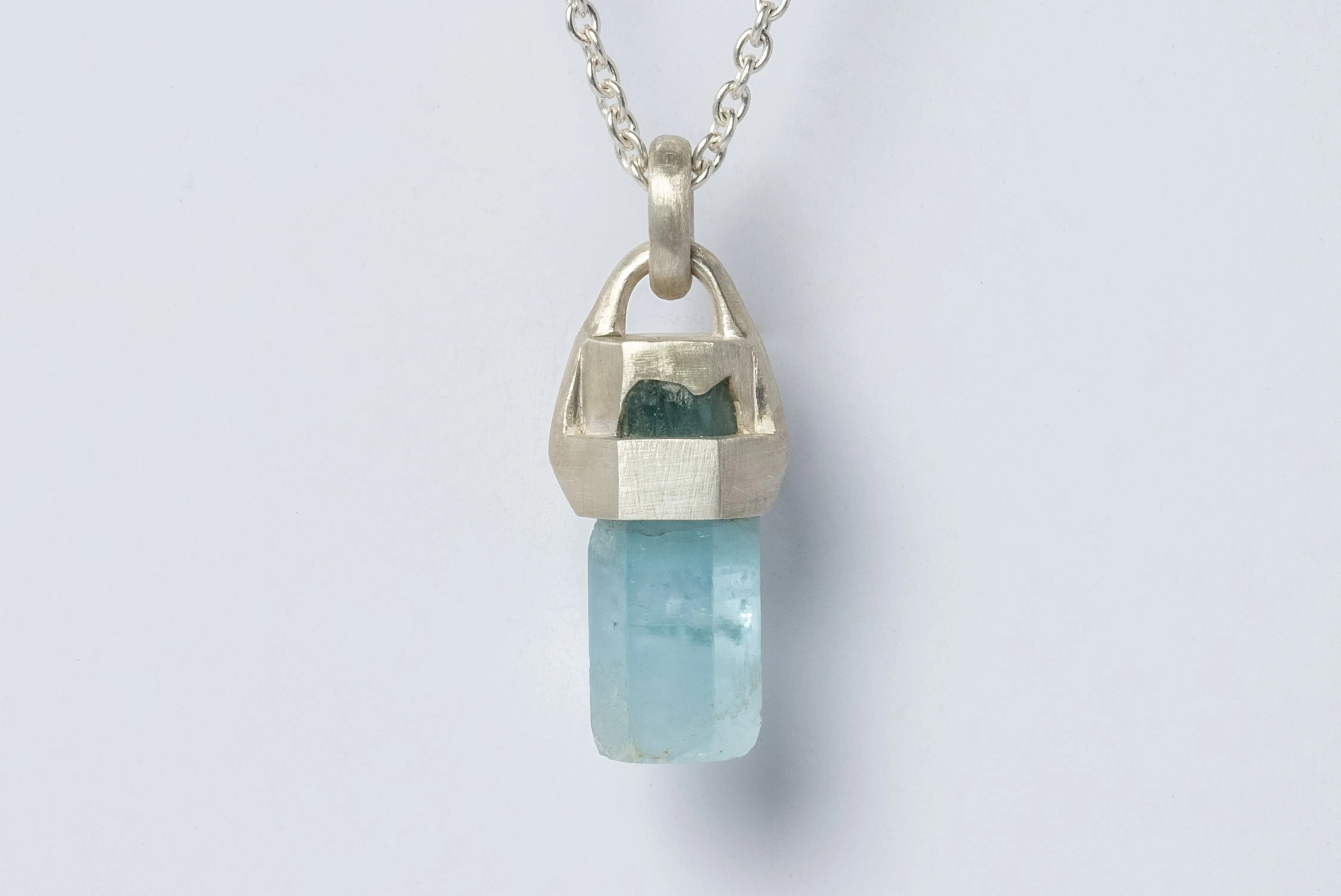 Talisman Necklace (Brace-Held, Healed, Aquamarine, MA AQU)