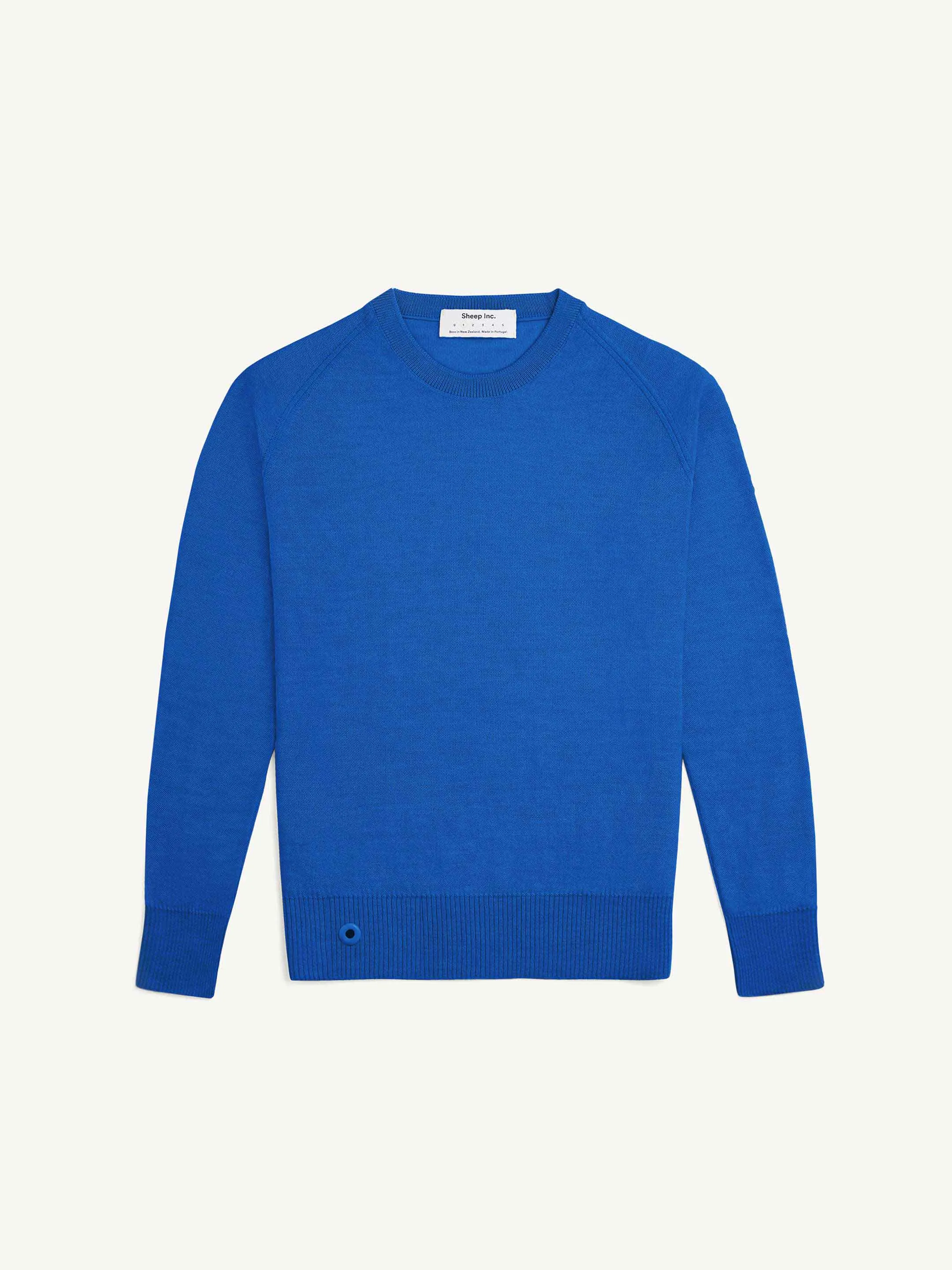 The Crewneck Light - Cobalt Blue