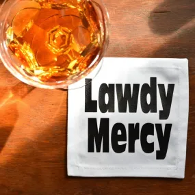 The Lawdy Mercy Cotton Coaster